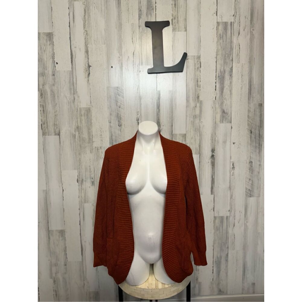 YIBOCK Orange cardigan